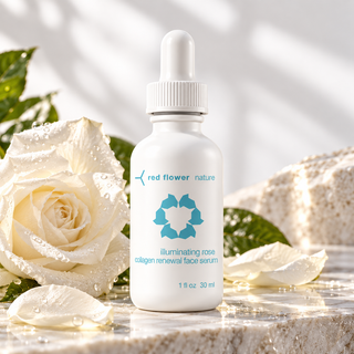 illuminating rose collagen renewal face serum