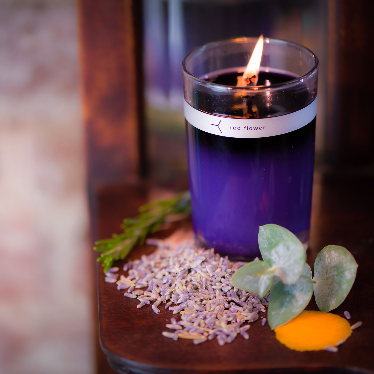 Scented Wood & Cotton Wick Candles - NATURAL LIVING